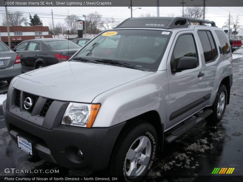 Silver Lightning / Steel/Graphite 2008 Nissan Xterra SE 4x4