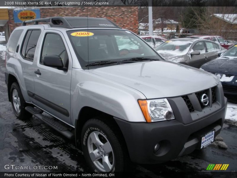 Silver Lightning / Steel/Graphite 2008 Nissan Xterra SE 4x4