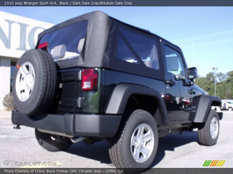 Black / Dark Slate Gray/Medium Slate Gray 2010 Jeep Wrangler Sport 4x4