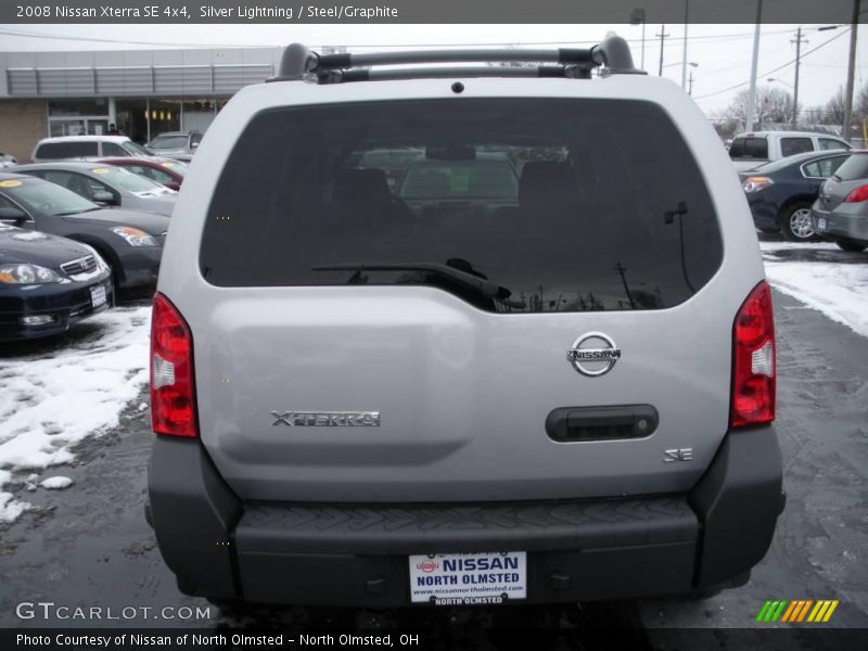 Silver Lightning / Steel/Graphite 2008 Nissan Xterra SE 4x4