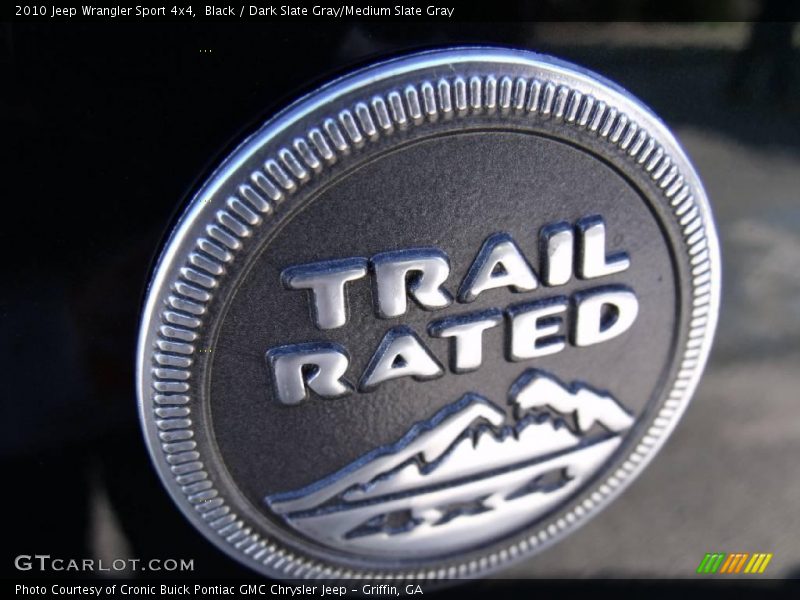Black / Dark Slate Gray/Medium Slate Gray 2010 Jeep Wrangler Sport 4x4