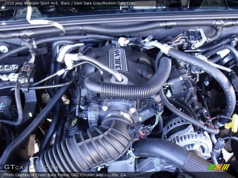 Black / Dark Slate Gray/Medium Slate Gray 2010 Jeep Wrangler Sport 4x4