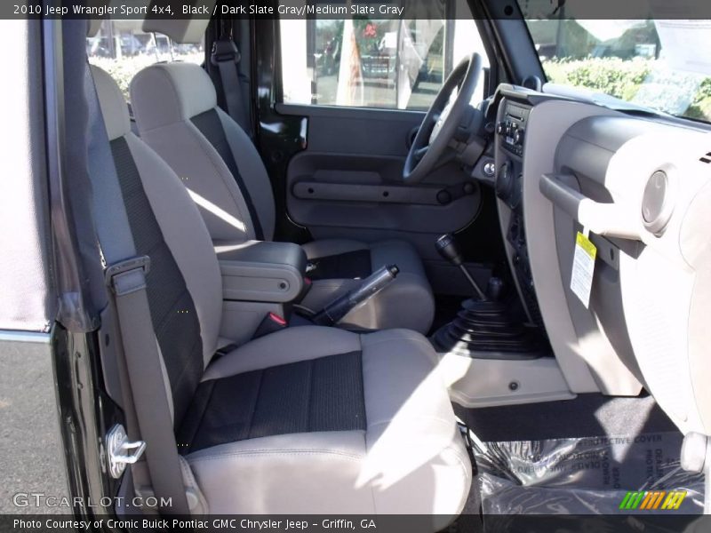 Black / Dark Slate Gray/Medium Slate Gray 2010 Jeep Wrangler Sport 4x4