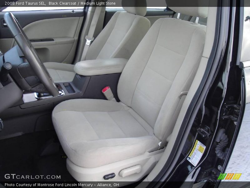 Black Clearcoat / Medium Light Stone 2008 Ford Taurus SEL