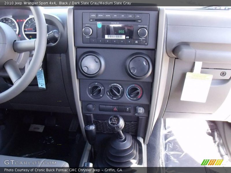 Black / Dark Slate Gray/Medium Slate Gray 2010 Jeep Wrangler Sport 4x4