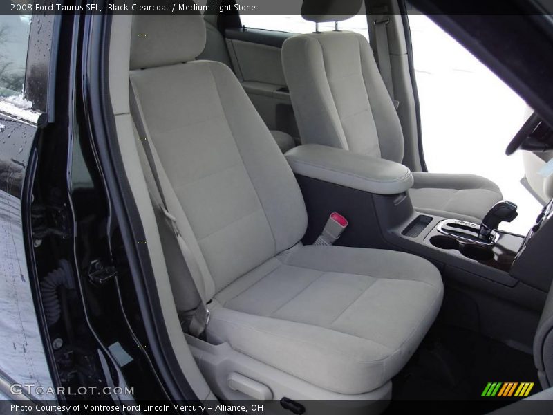 Black Clearcoat / Medium Light Stone 2008 Ford Taurus SEL