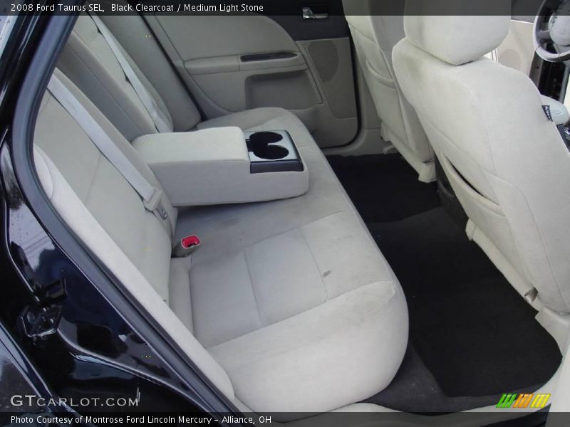 Black Clearcoat / Medium Light Stone 2008 Ford Taurus SEL