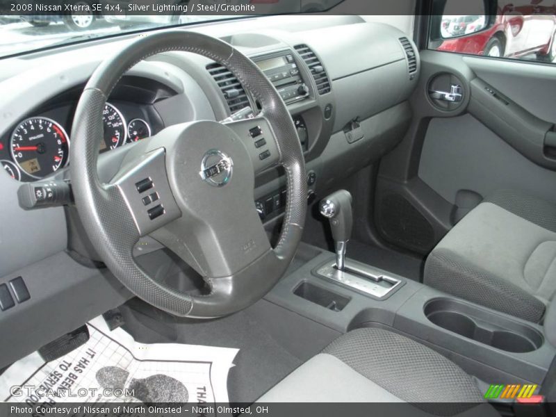 Silver Lightning / Steel/Graphite 2008 Nissan Xterra SE 4x4