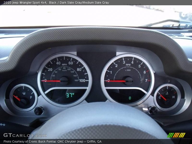 Black / Dark Slate Gray/Medium Slate Gray 2010 Jeep Wrangler Sport 4x4