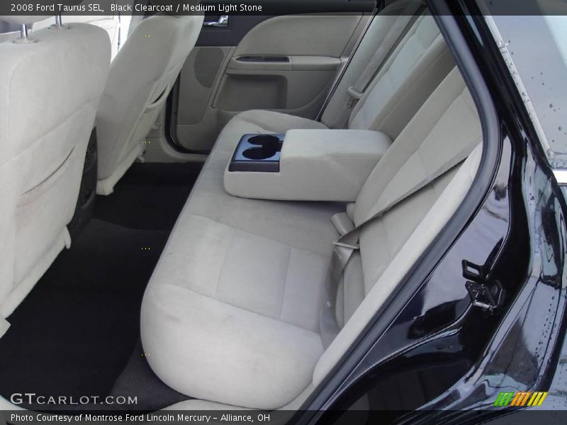 Black Clearcoat / Medium Light Stone 2008 Ford Taurus SEL
