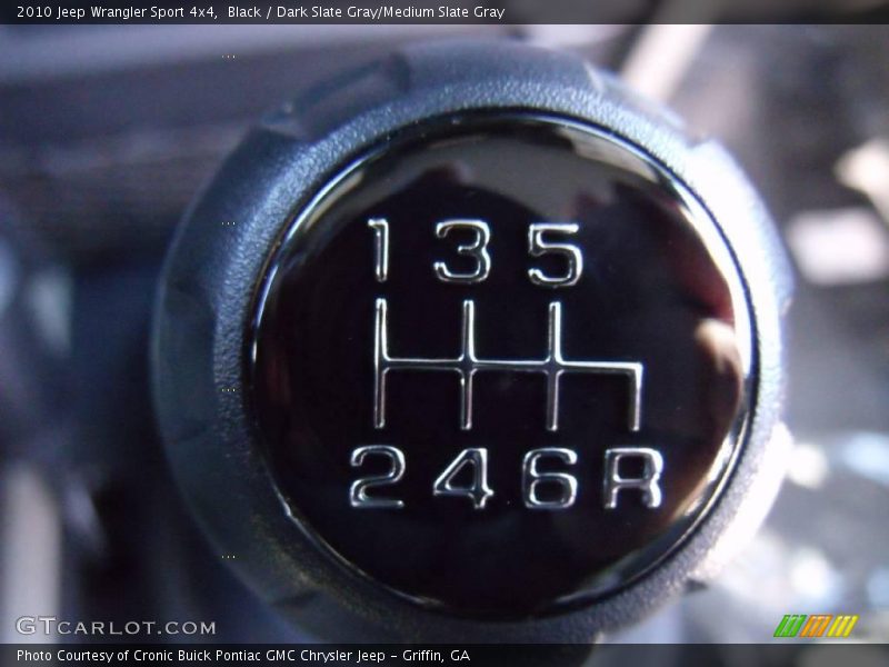 Black / Dark Slate Gray/Medium Slate Gray 2010 Jeep Wrangler Sport 4x4