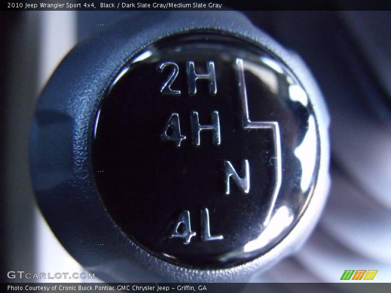 Black / Dark Slate Gray/Medium Slate Gray 2010 Jeep Wrangler Sport 4x4