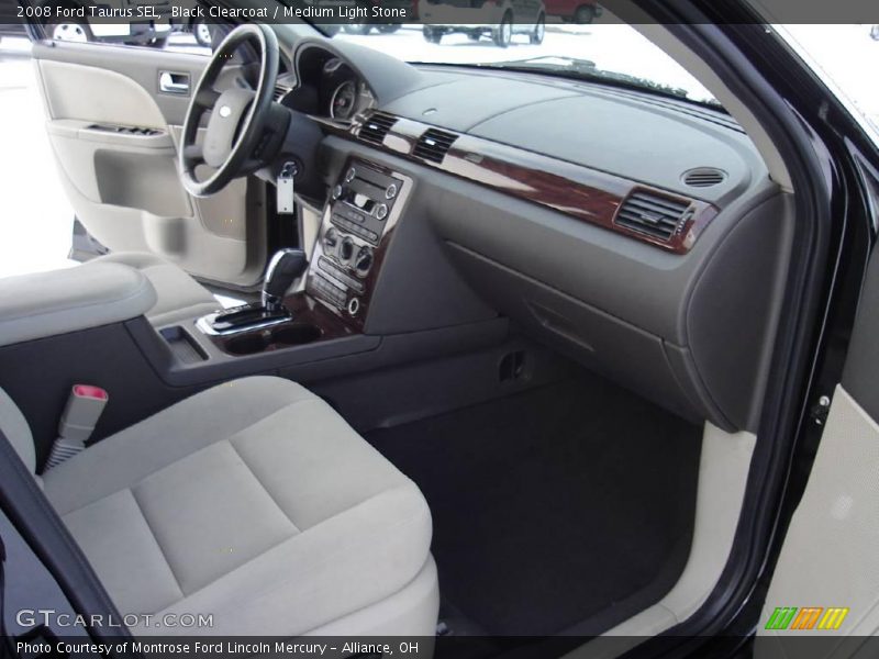 Black Clearcoat / Medium Light Stone 2008 Ford Taurus SEL