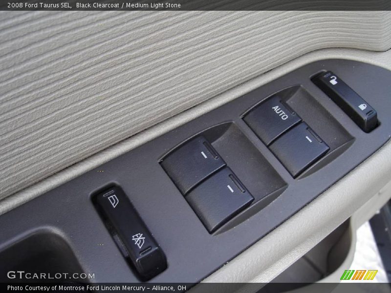 Black Clearcoat / Medium Light Stone 2008 Ford Taurus SEL