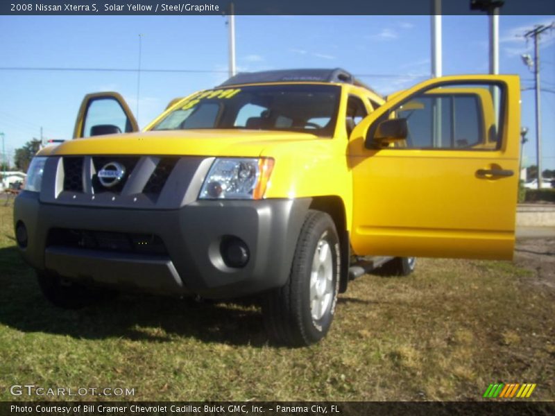 Solar Yellow / Steel/Graphite 2008 Nissan Xterra S