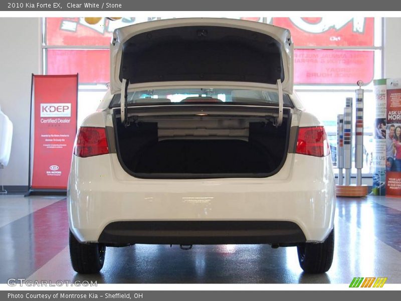 Clear White / Stone 2010 Kia Forte EX