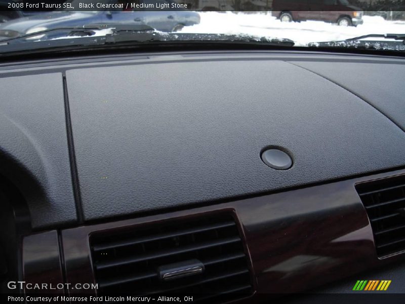 Black Clearcoat / Medium Light Stone 2008 Ford Taurus SEL