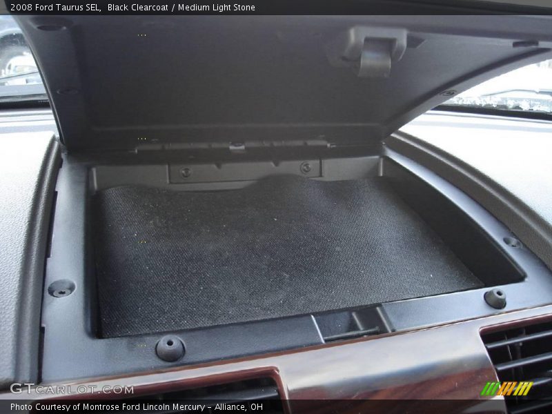 Black Clearcoat / Medium Light Stone 2008 Ford Taurus SEL