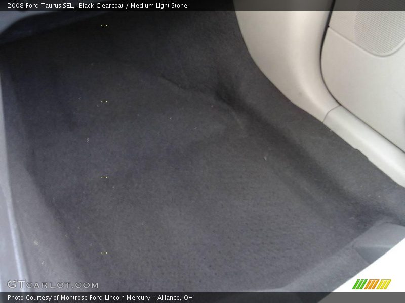 Black Clearcoat / Medium Light Stone 2008 Ford Taurus SEL