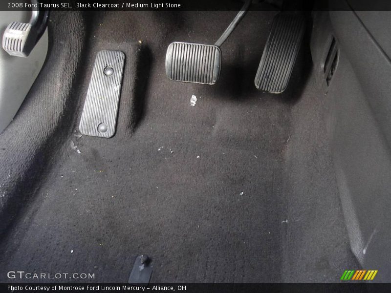 Black Clearcoat / Medium Light Stone 2008 Ford Taurus SEL