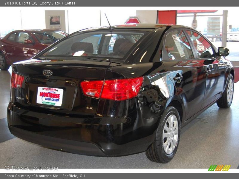 Ebony Black / Coffee 2010 Kia Forte EX