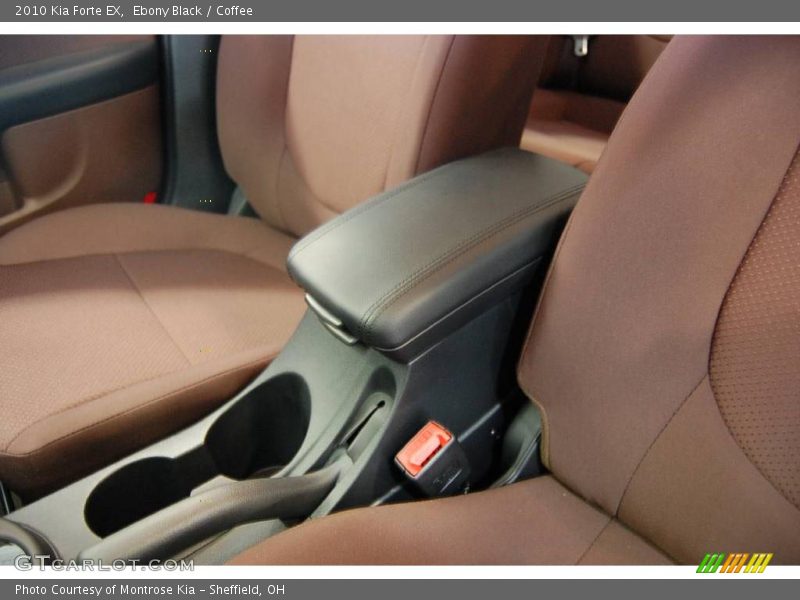 Ebony Black / Coffee 2010 Kia Forte EX