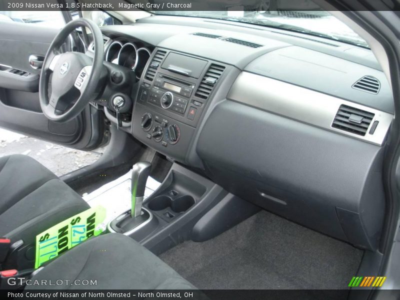 Magnetic Gray / Charcoal 2009 Nissan Versa 1.8 S Hatchback
