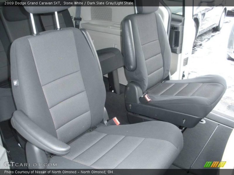 Stone White / Dark Slate Gray/Light Shale 2009 Dodge Grand Caravan SXT