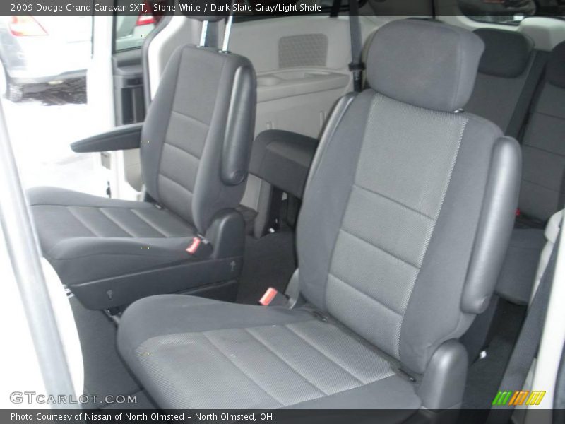 Stone White / Dark Slate Gray/Light Shale 2009 Dodge Grand Caravan SXT