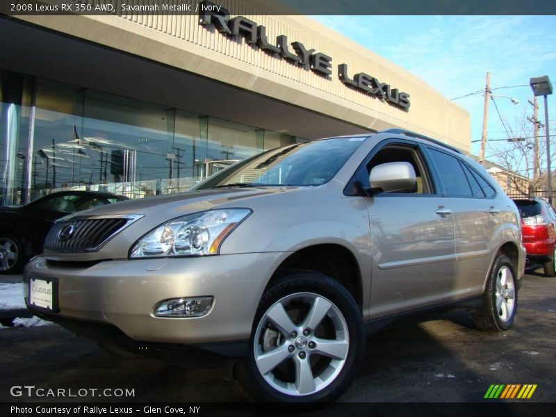 Savannah Metallic / Ivory 2008 Lexus RX 350 AWD