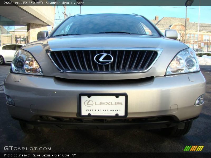 Savannah Metallic / Ivory 2008 Lexus RX 350 AWD