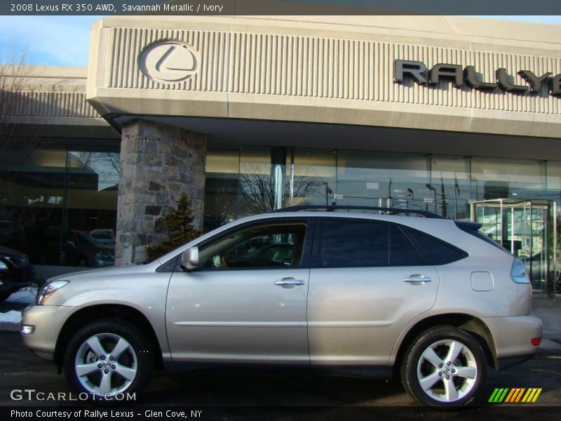 Savannah Metallic / Ivory 2008 Lexus RX 350 AWD