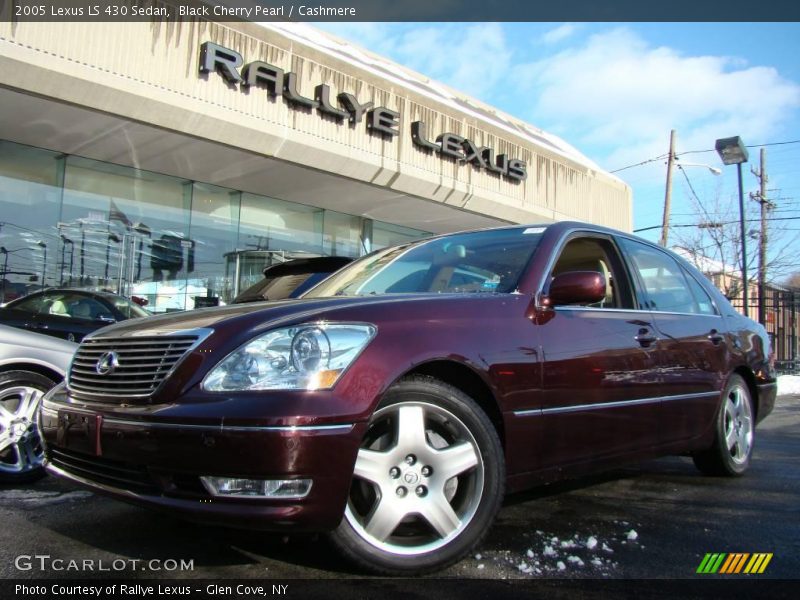 Black Cherry Pearl / Cashmere 2005 Lexus LS 430 Sedan