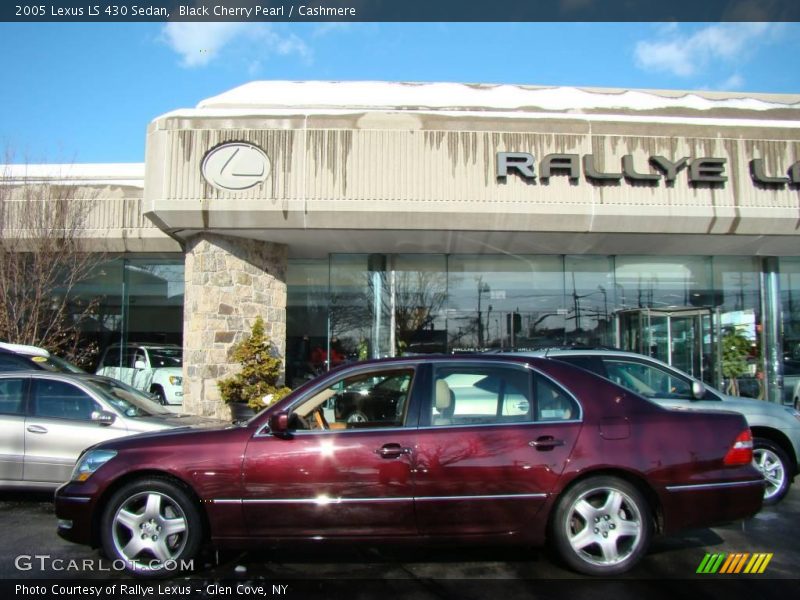 Black Cherry Pearl / Cashmere 2005 Lexus LS 430 Sedan