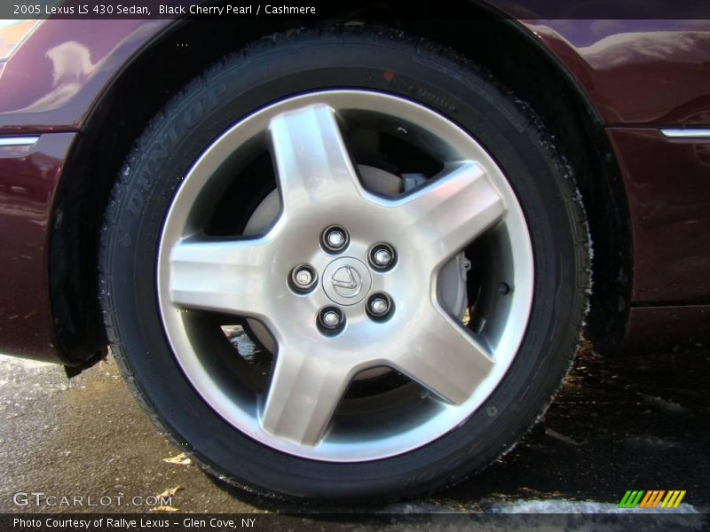 Black Cherry Pearl / Cashmere 2005 Lexus LS 430 Sedan