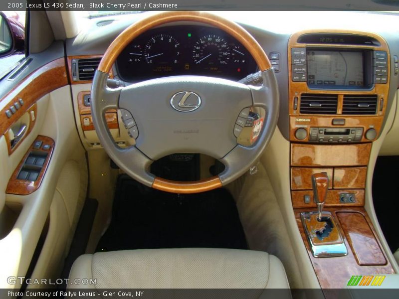 Black Cherry Pearl / Cashmere 2005 Lexus LS 430 Sedan