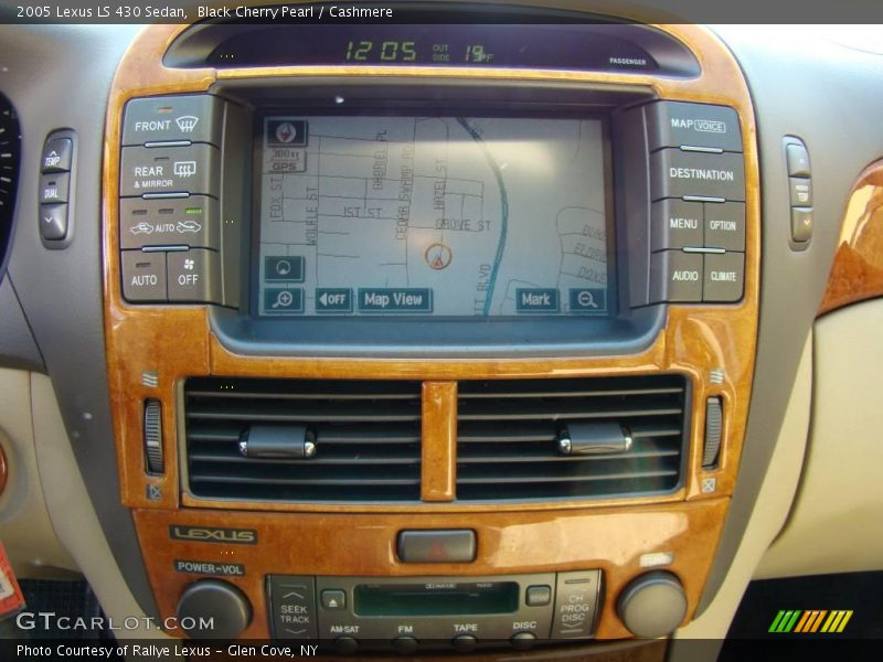 Black Cherry Pearl / Cashmere 2005 Lexus LS 430 Sedan