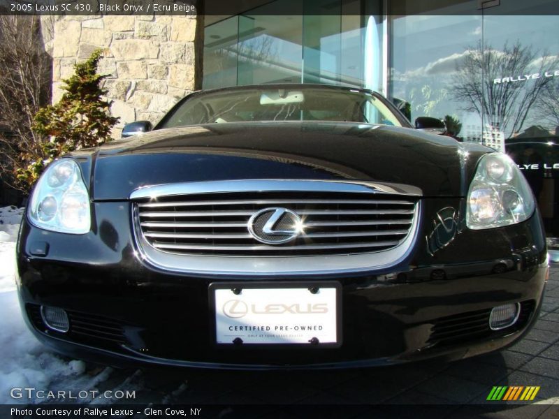Black Onyx / Ecru Beige 2005 Lexus SC 430