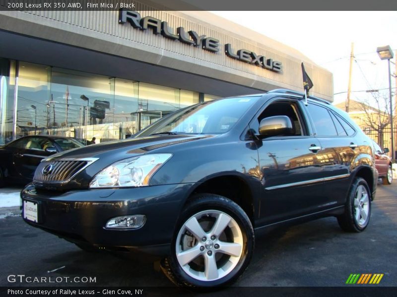 Flint Mica / Black 2008 Lexus RX 350 AWD