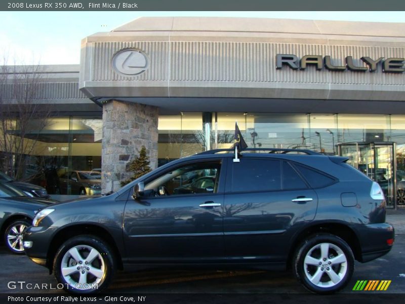 Flint Mica / Black 2008 Lexus RX 350 AWD
