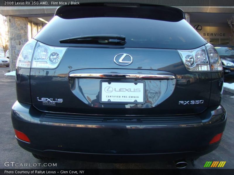 Flint Mica / Black 2008 Lexus RX 350 AWD
