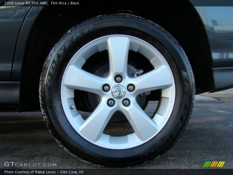 Flint Mica / Black 2008 Lexus RX 350 AWD