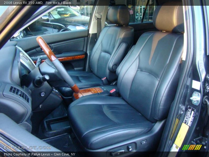 Flint Mica / Black 2008 Lexus RX 350 AWD