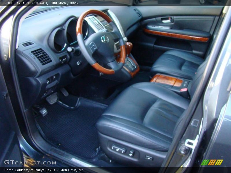 Flint Mica / Black 2008 Lexus RX 350 AWD