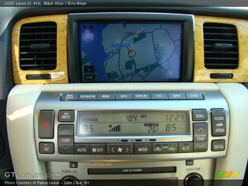 Black Onyx / Ecru Beige 2005 Lexus SC 430