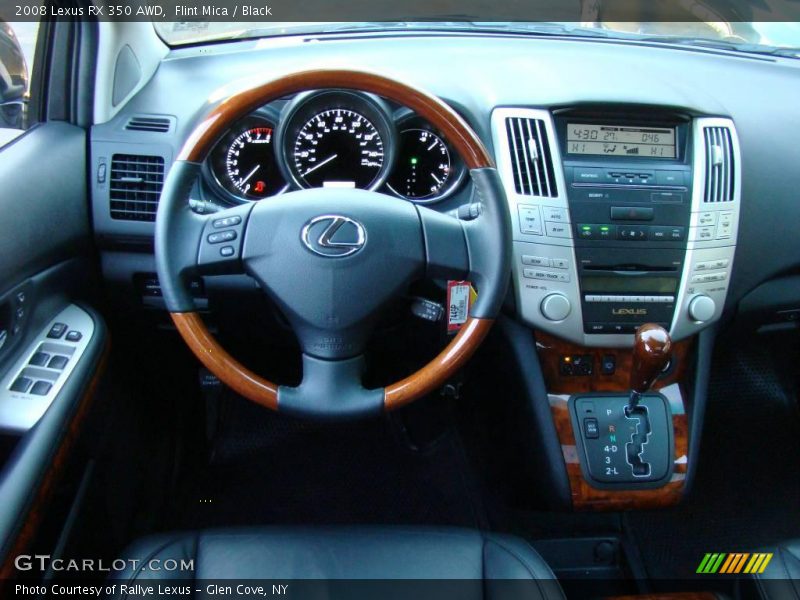 Flint Mica / Black 2008 Lexus RX 350 AWD