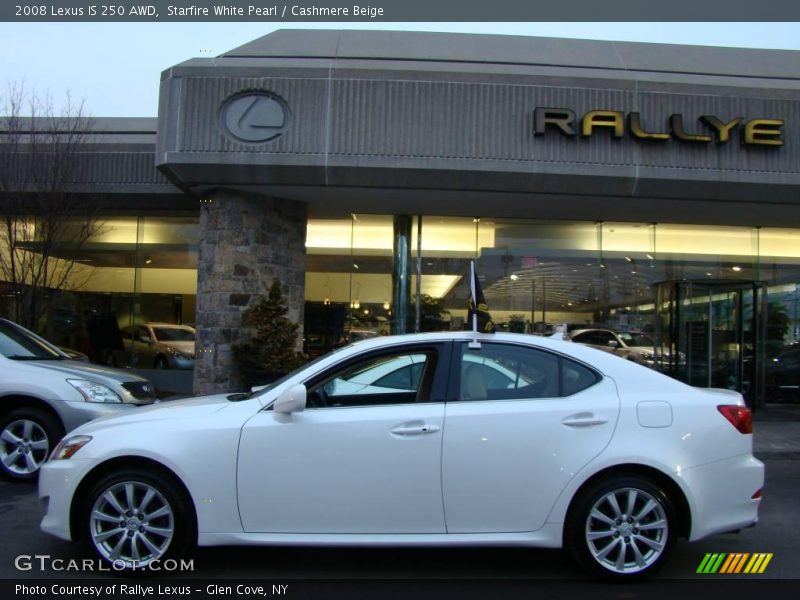 Starfire White Pearl / Cashmere Beige 2008 Lexus IS 250 AWD