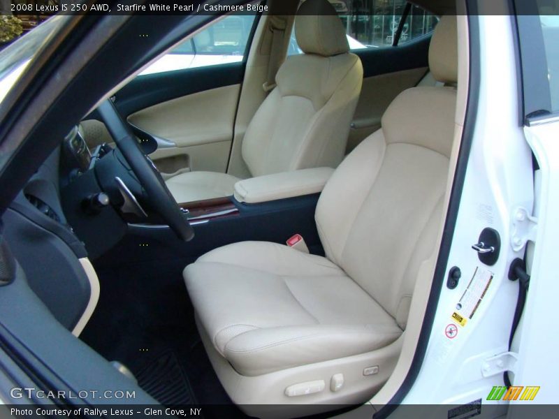Starfire White Pearl / Cashmere Beige 2008 Lexus IS 250 AWD