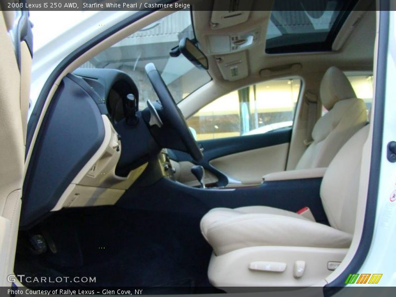 Starfire White Pearl / Cashmere Beige 2008 Lexus IS 250 AWD