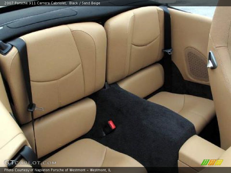 Black / Sand Beige 2007 Porsche 911 Carrera Cabriolet